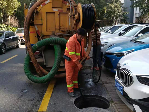 麻丘排污管道清淤